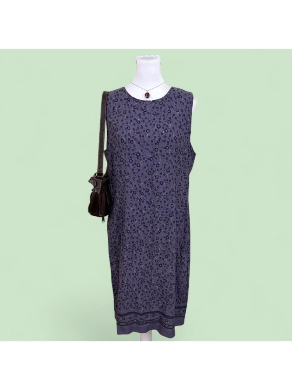 90s ditsy floral grunge dress